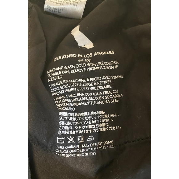 AG Adriano Goldschmied Kora Jeans Womens 28 Wide Leg HIgh Rise Black Corduroy - Picture 7 of 14